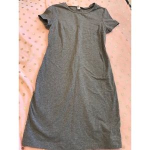Gray T-Shirt Dress